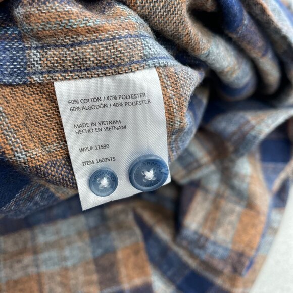 NEW Weatherproof Vintage Men's S Button-Front Plaid Flannel Shirt  #L75 - Picture 9 of 11